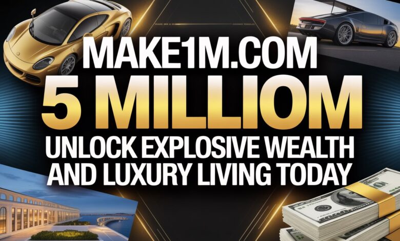 Make1M.com 5 Million: Unlock Explosive Wealth and Luxury Living Today