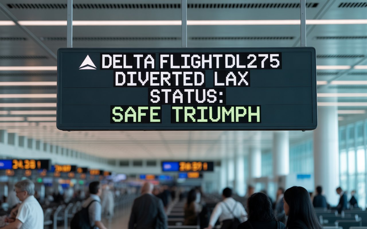 Delta Flight DL275 Diverted LAX Status: Safe Triumph