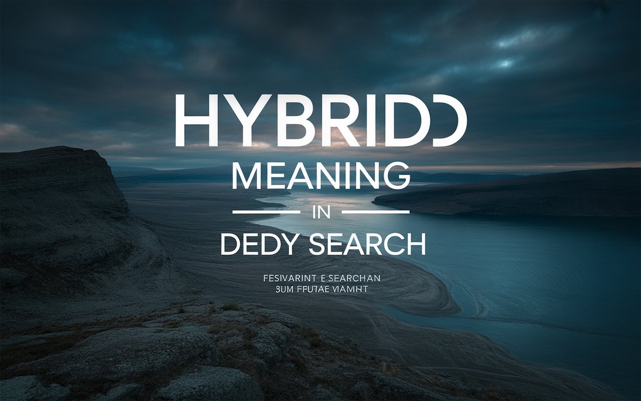 Hybrid Meaning in Deep Search
