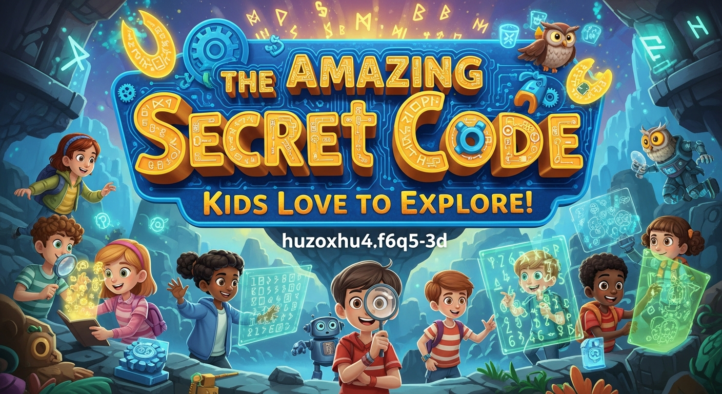 huzoxhu4.f6q5-3d: The Amazing Secret Code Kids Love to Explore!
