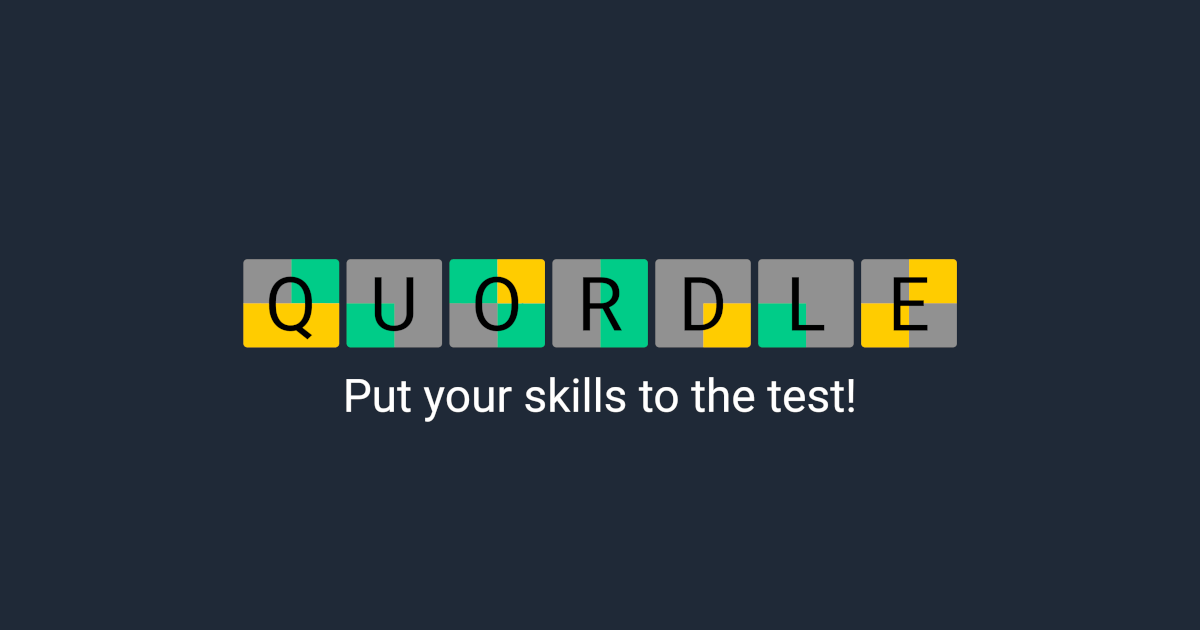 Quordle: The Fun Word Puzzle That's Four Times the Challenge