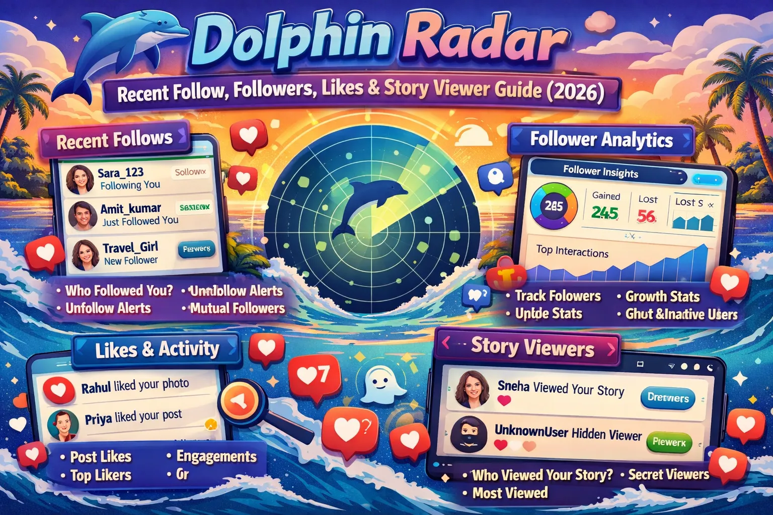 Dolphin Radar: The Ultimate Tool for Instagram Tracking, Recent Follows & Anonymous Story Viewer in 2026
