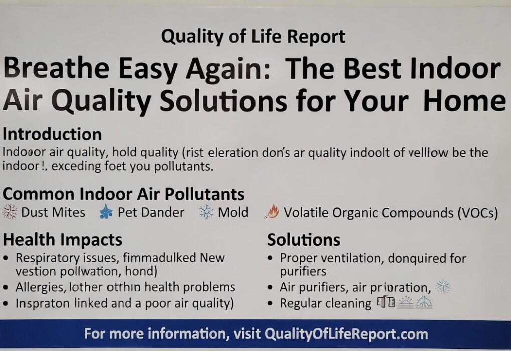 Breathe Easy Again: The Best Indoor Air Quality Solutions for Your Home