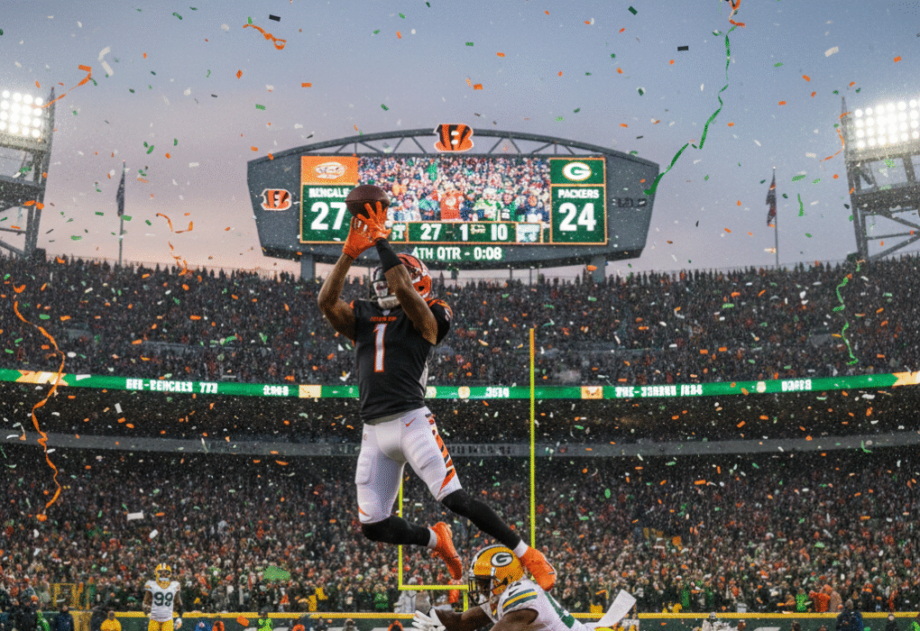 Bengals vs Green Bay Packers Match Player Stats