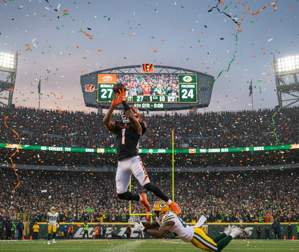 Bengals vs Green Bay Packers Match Player Stats