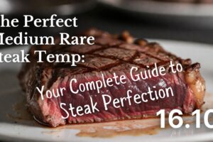 medium rare steak temp