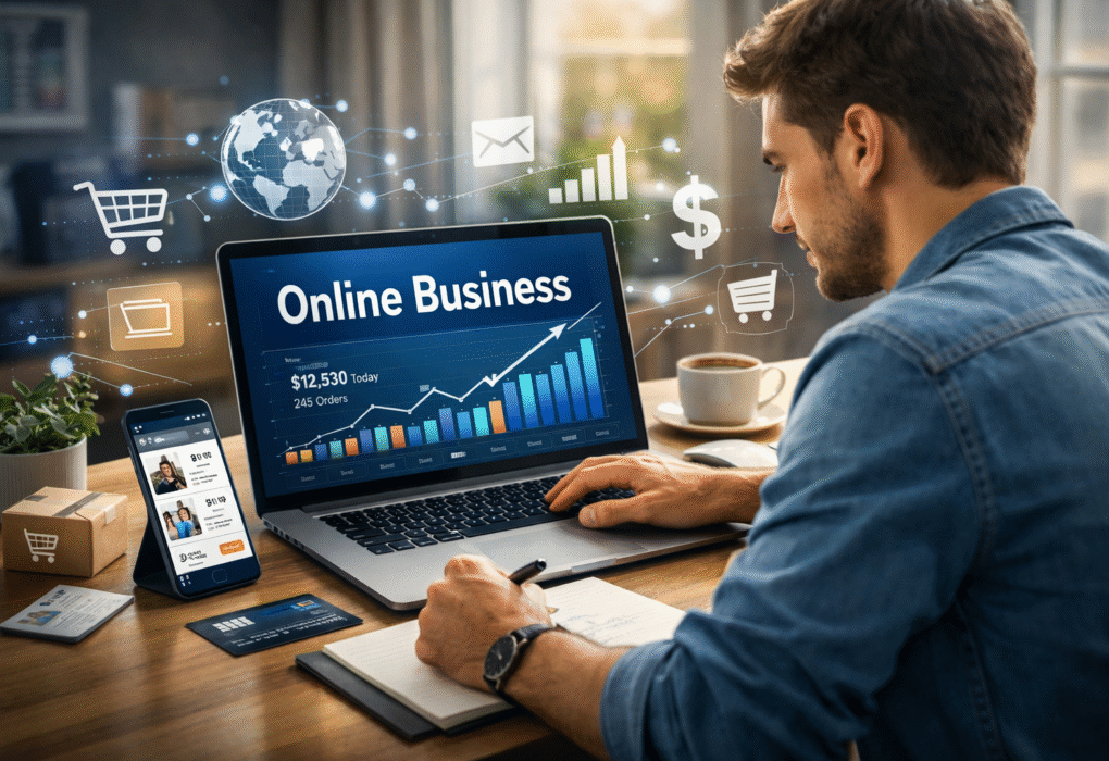 Online Business: A Complete Guide to Growth, Trends, and Opportunities in the Digital Economy
