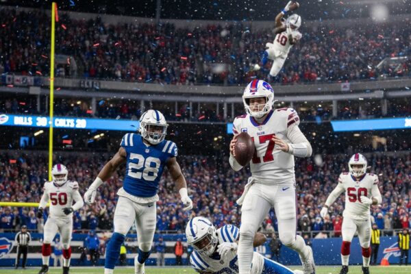 Buffalo Bills vs Colts match player stats.