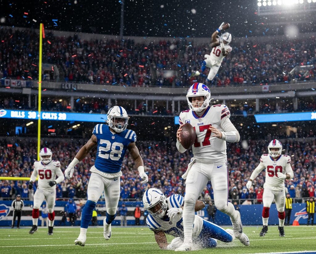 Buffalo Bills vs Colts match player stats.