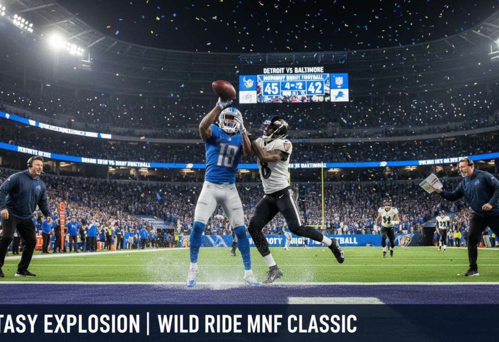 detroit lions vs baltimore ravens match player stats