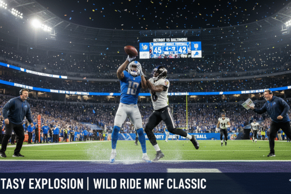 detroit lions vs baltimore ravens match player stats