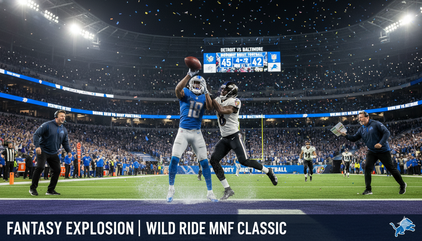 detroit lions vs baltimore ravens match player stats