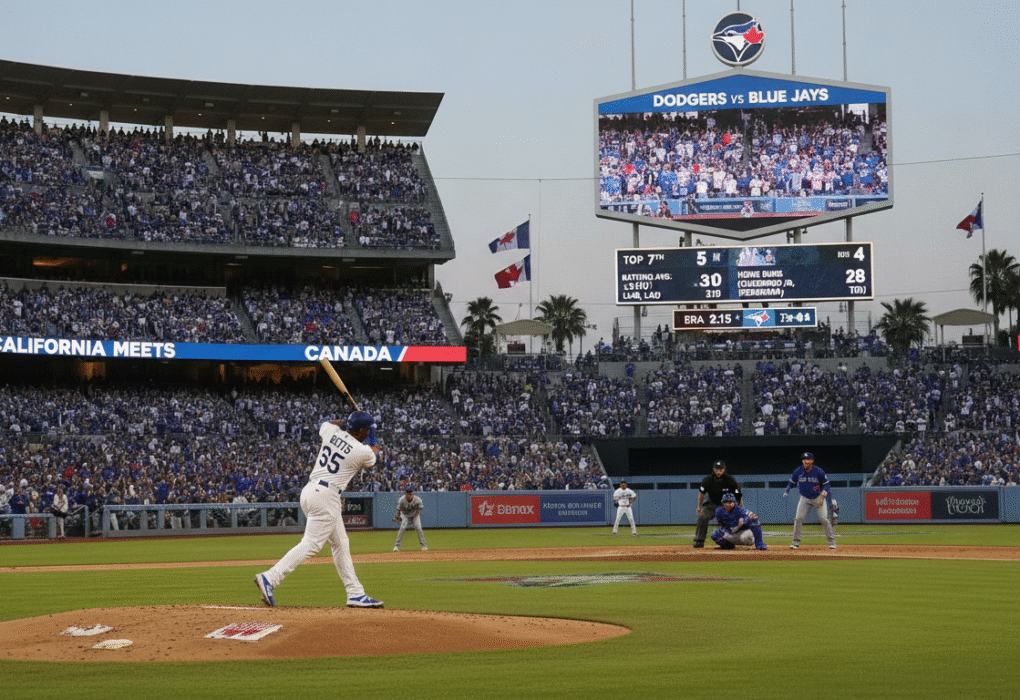 dodgers vs toronto blue jays match player stats