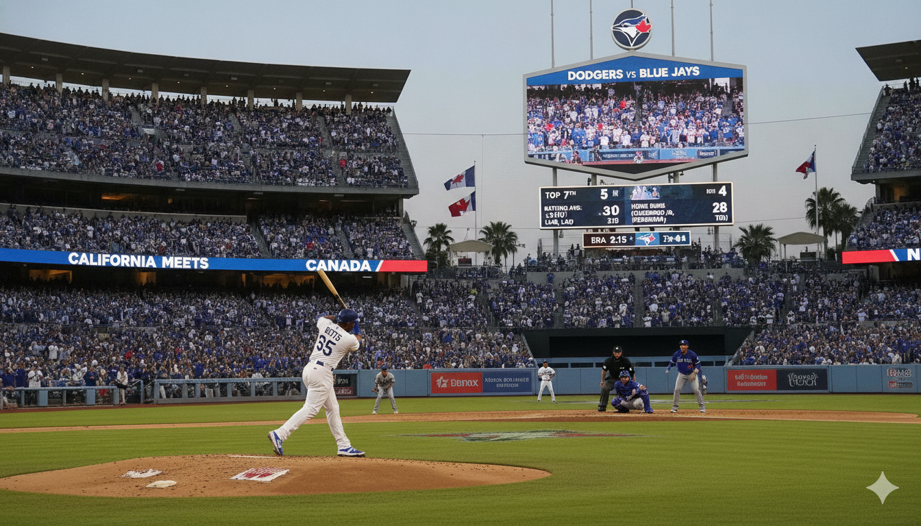 dodgers vs toronto blue jays match player stats