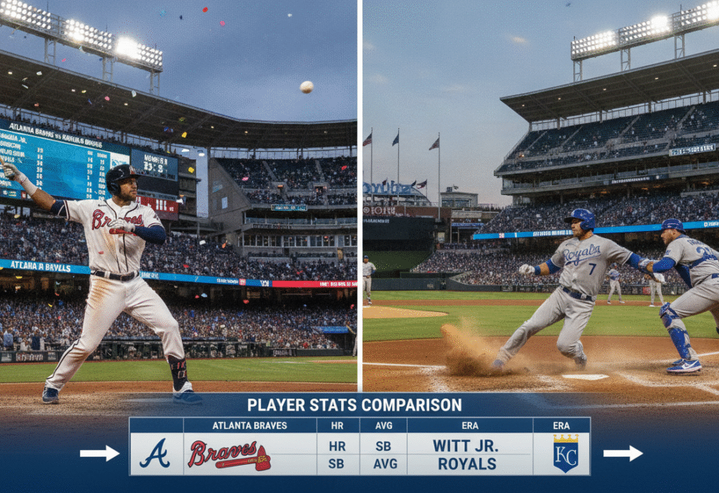 atlanta braves vs kansas city royals match player stats