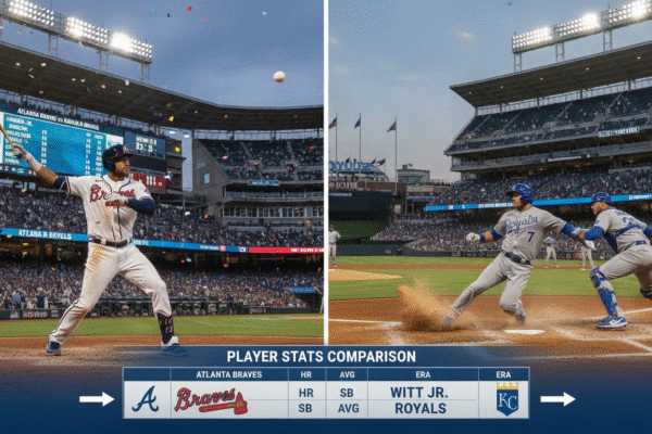 atlanta braves vs kansas city royals match player stats