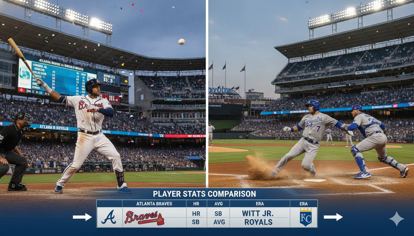 atlanta braves vs kansas city royals match player stats
