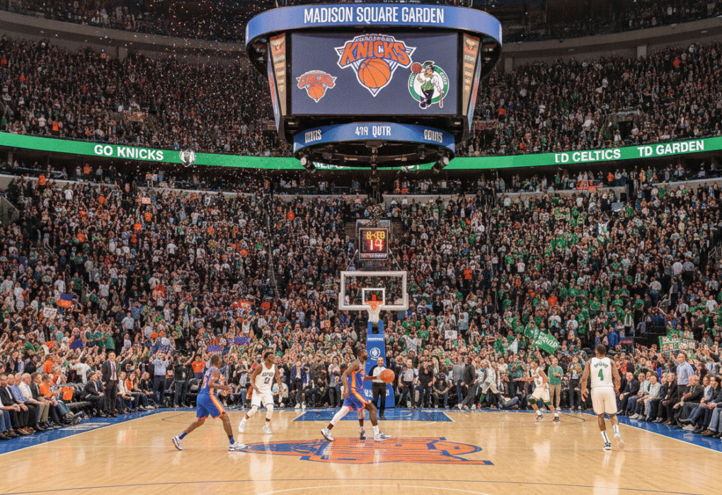 knicks vs boston celtics match player stats