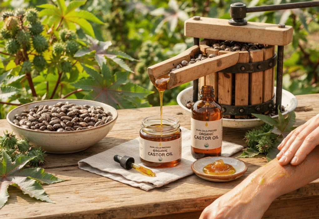 Organic castor oil